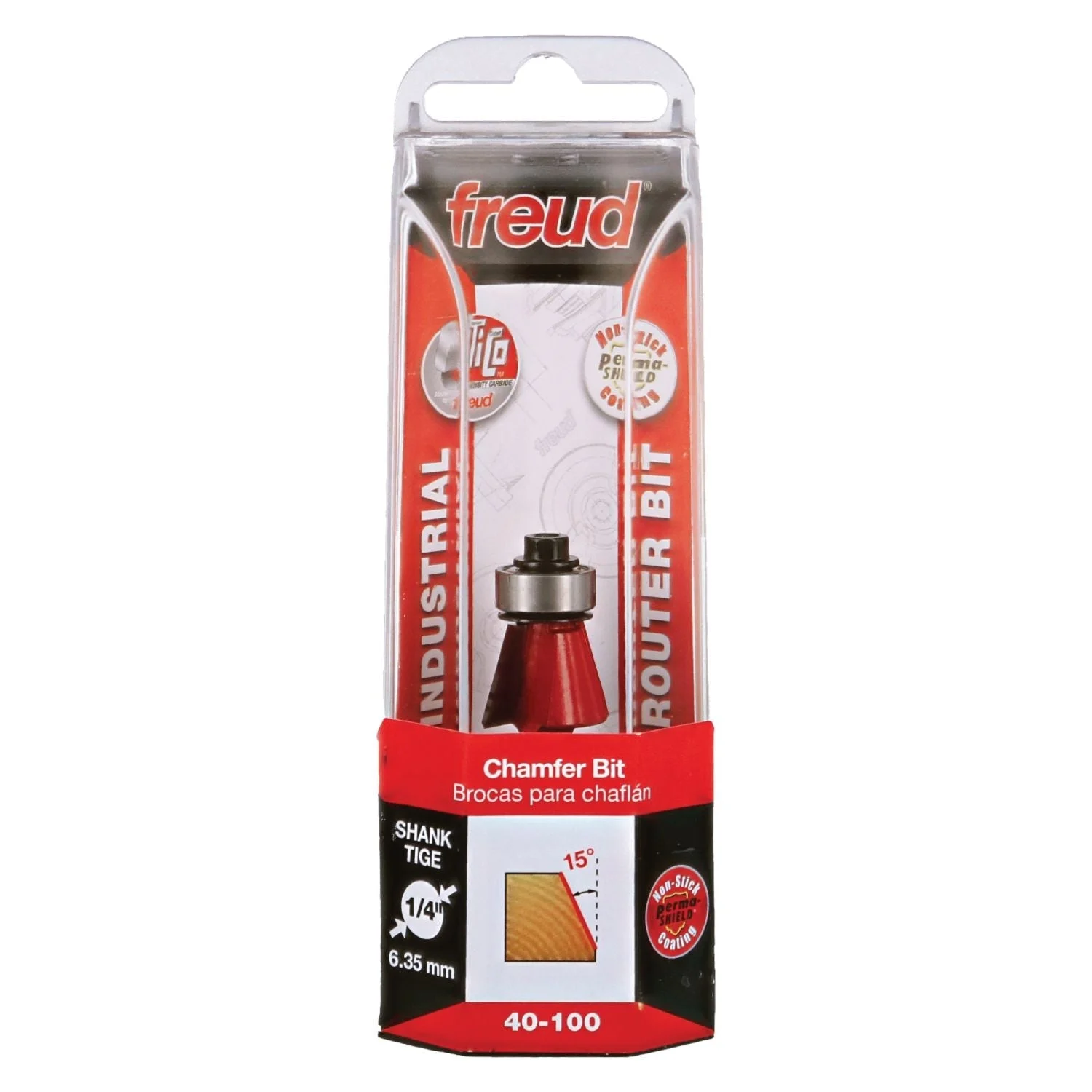 Freud 40-100 23/32-Inch Chamfer Router Bit