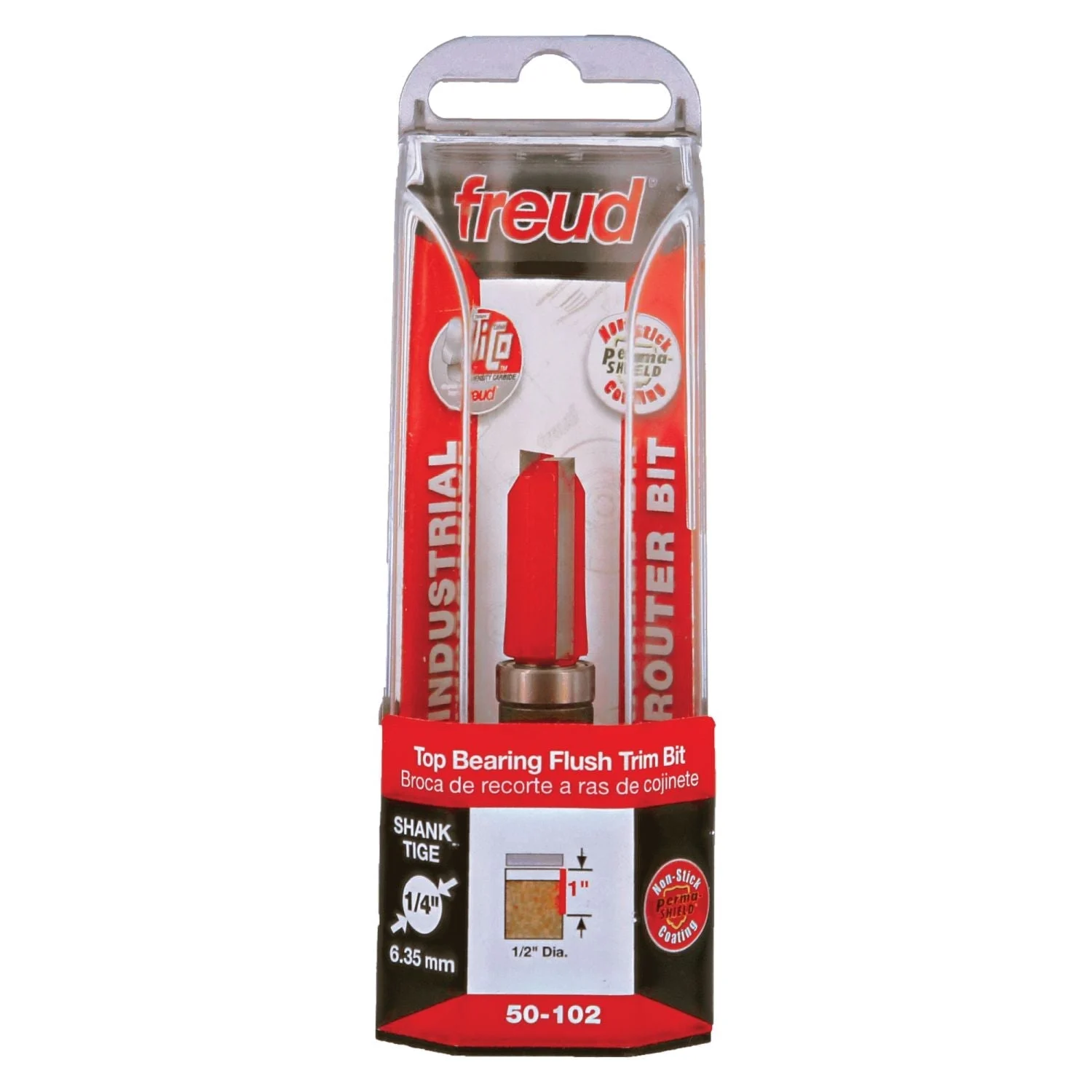 Freud 50-102 1/2-Inch Top Bearing Flush Trim Router Bit