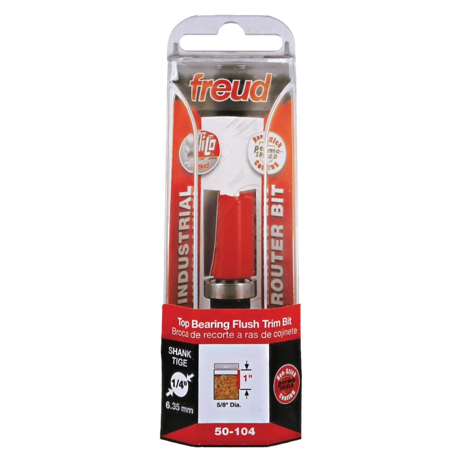 Freud 50-104 5/8-Inch Top Bearing Flush Trim Router Bit