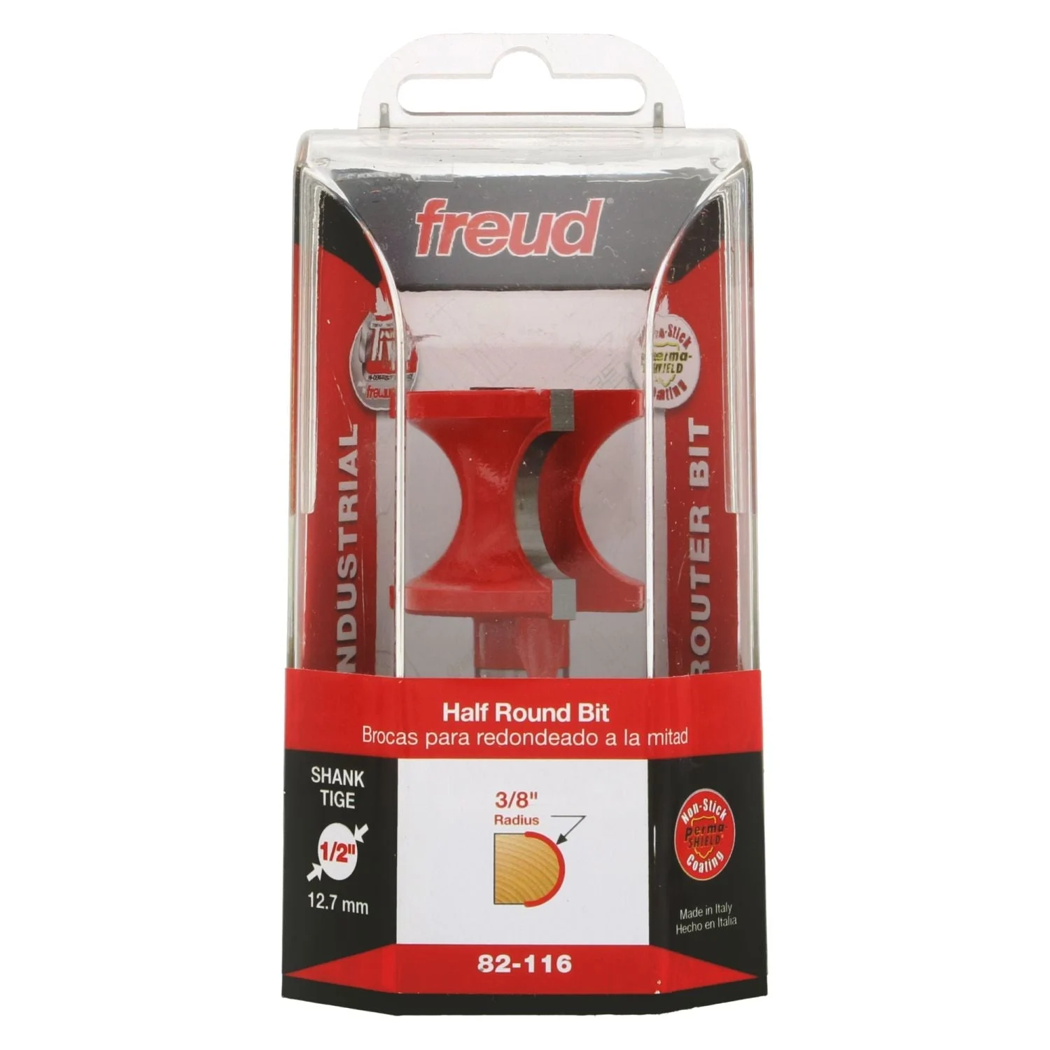 Freud 82-116 3/8-Inch Radius Half Round Router Bit