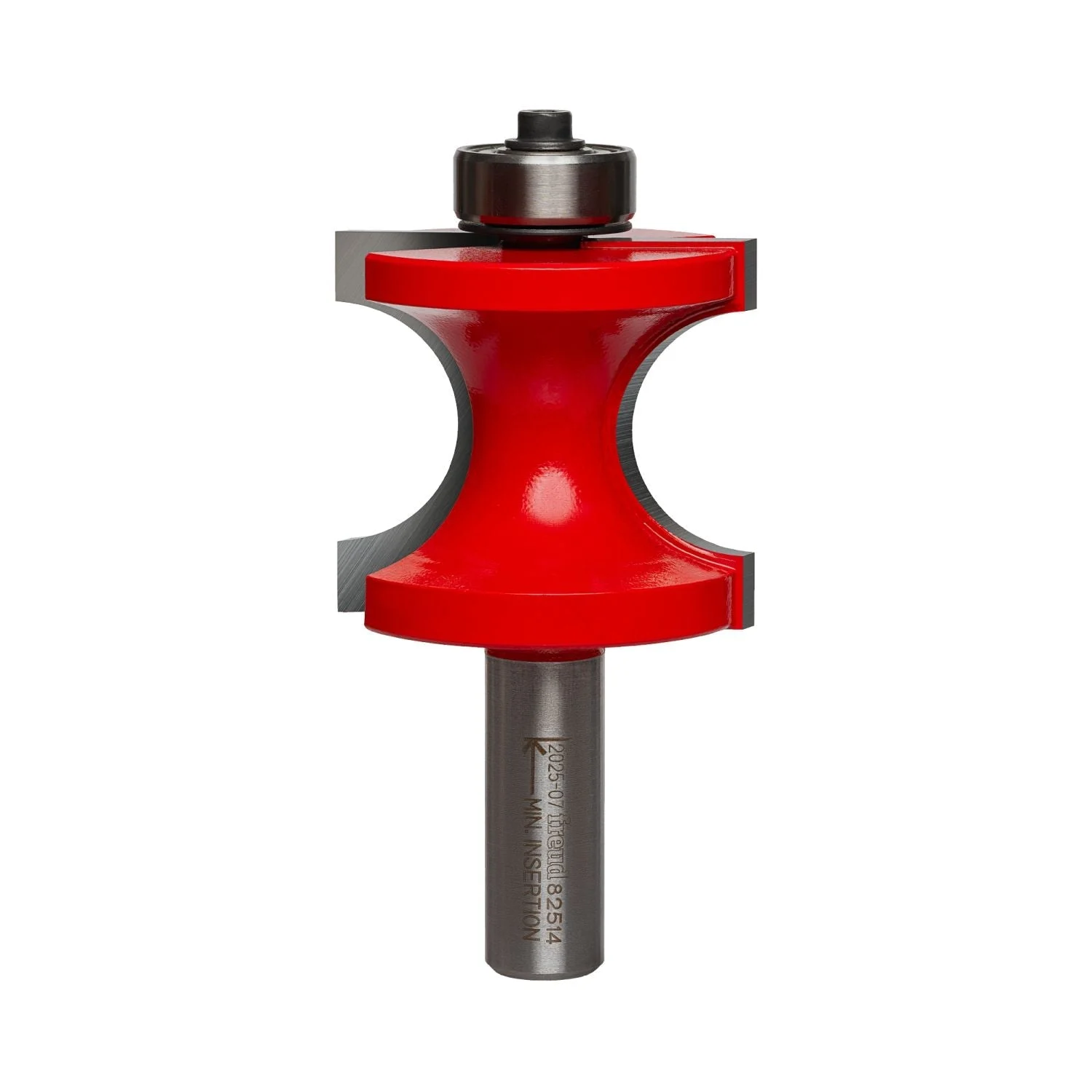 Freud 82-514 1/2-Inch Radius Half Round Router Bit with Bearing