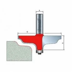 Freud 85-115 Solid Surface Edge Profile - D3-1/8, h1, A1/2