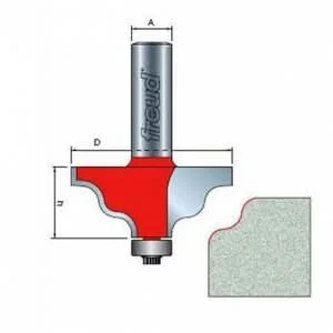Freud 85-131 Solid Surface Edge Profile - D2, h7/8, A1/2