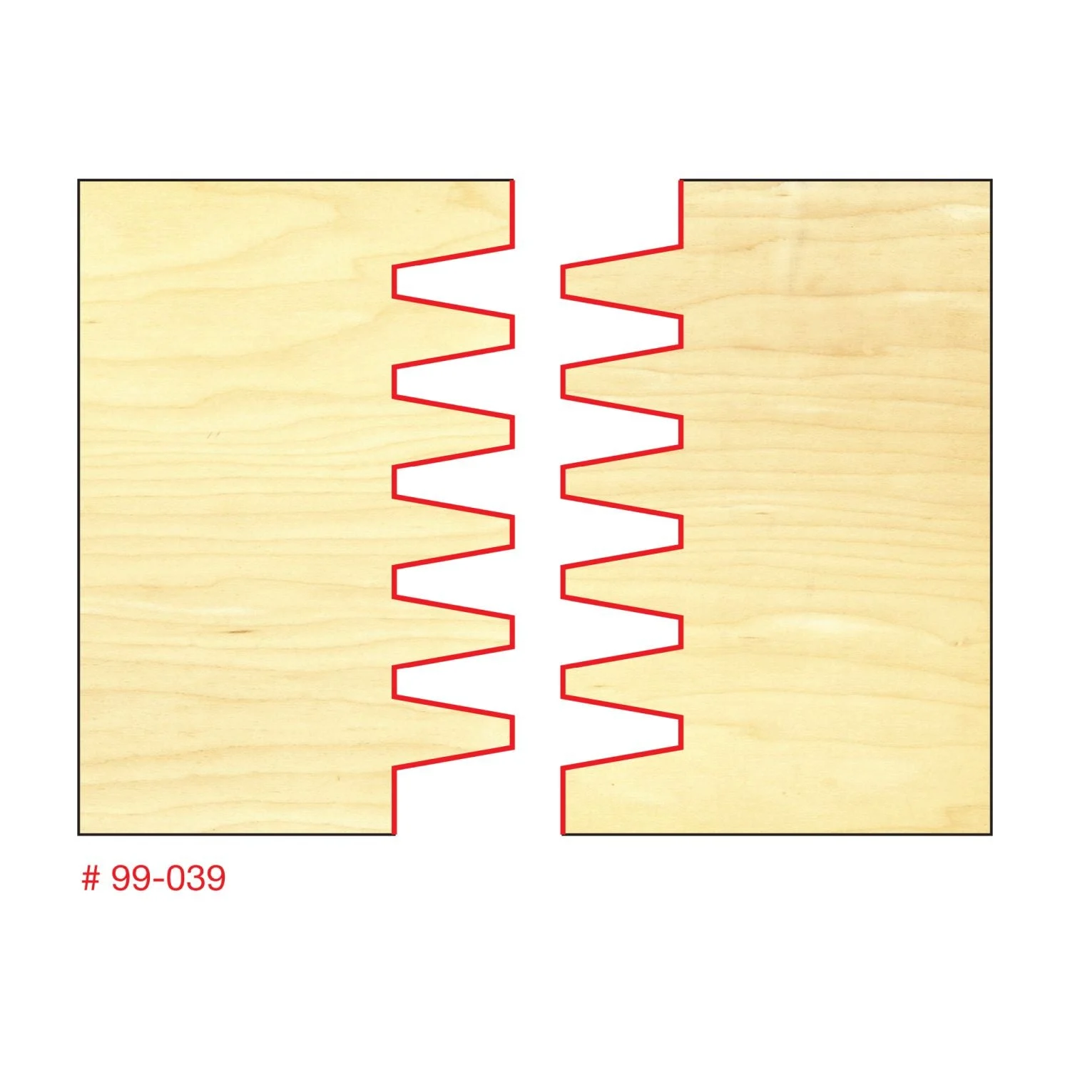 Freud 99-039 2-Inch Variable Height Finger Joint Router Bit