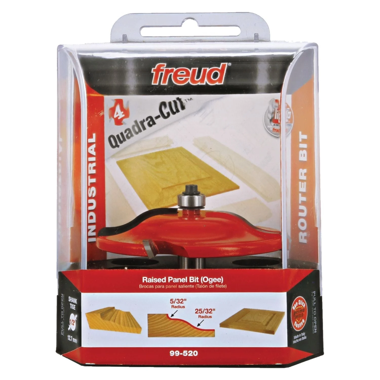 Freud 99-520 3-1/2-Inch Raised Panel Router Bit (Quadra-Cut)