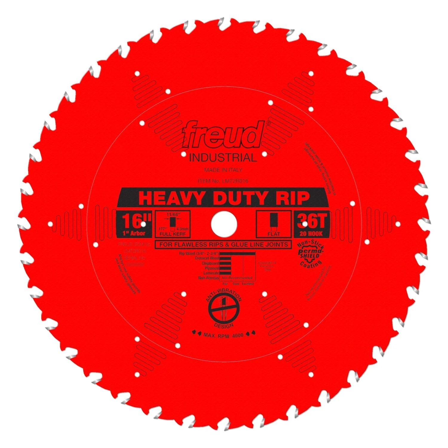Freud LM72R016 16 in. Heavy-Duty Rip Blade