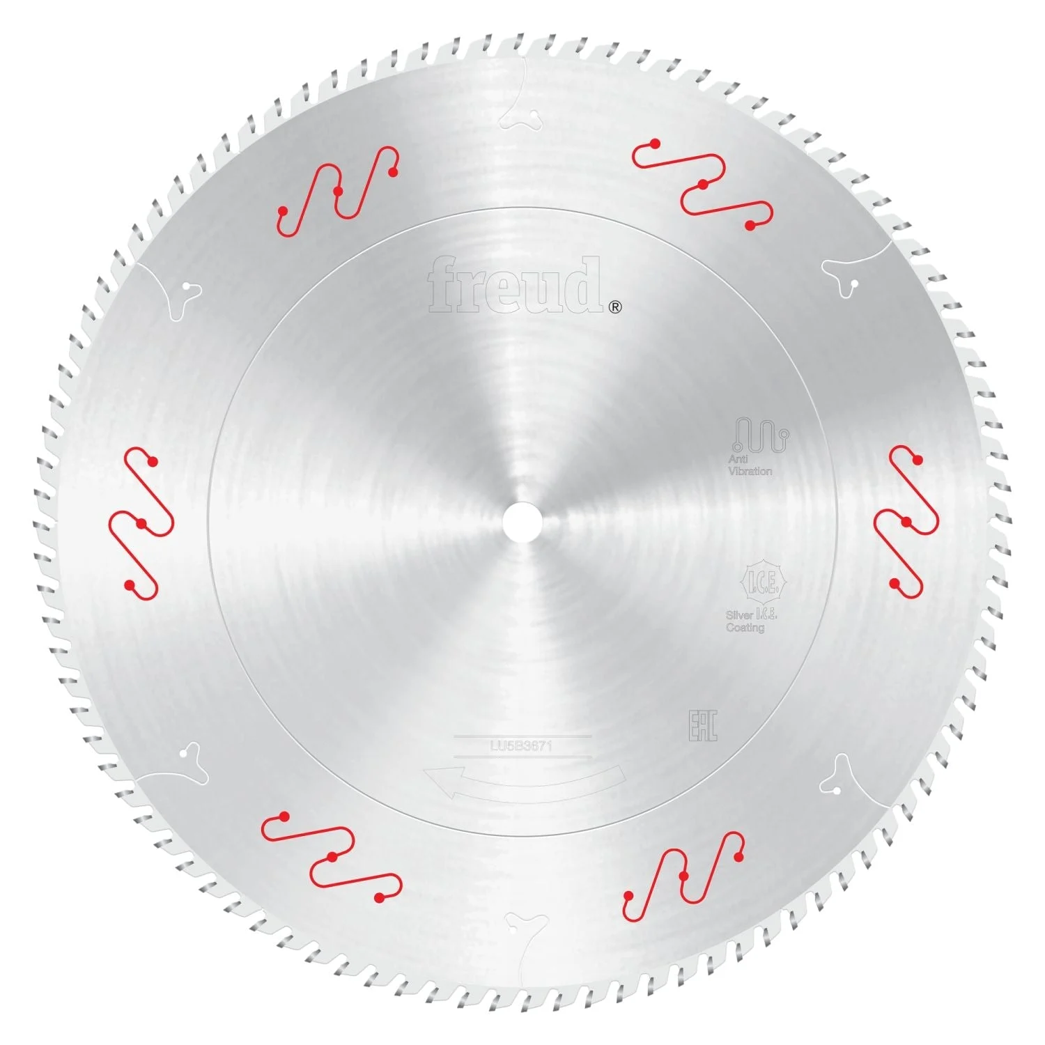 Freud LU5B3671 24 in. Thin to Medium Aluminum & Non Ferrous Blades with Mechanical Clamping