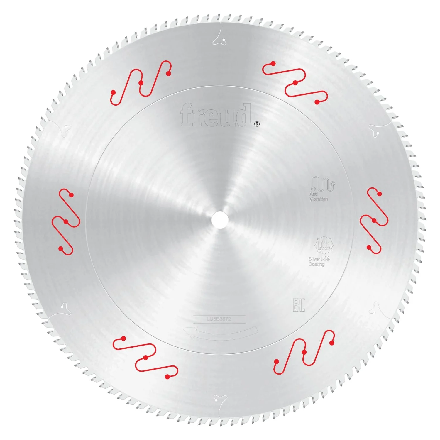 Freud LU5B3672 24 in. Thin to Medium Aluminum & Non Ferrous Blades with Mechanical Clamping