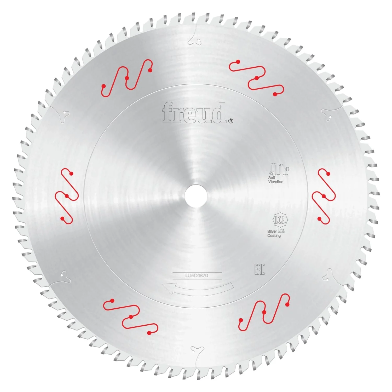 Freud LU5D0870 10 in. Medium Aluminum & Non-Ferrous Blades with or without Mechanical Clamping