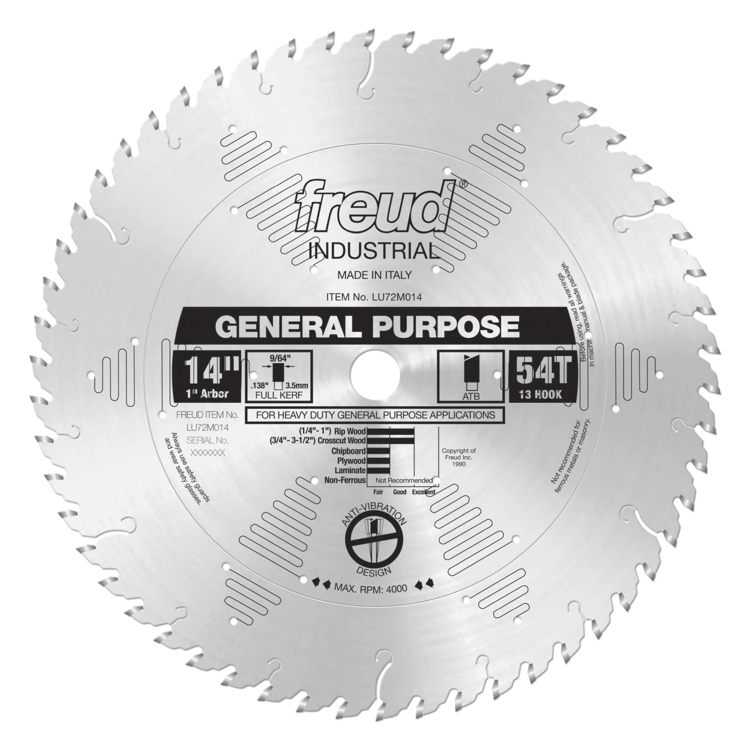 Freud LU72M014 14 in. General Purpose Blade