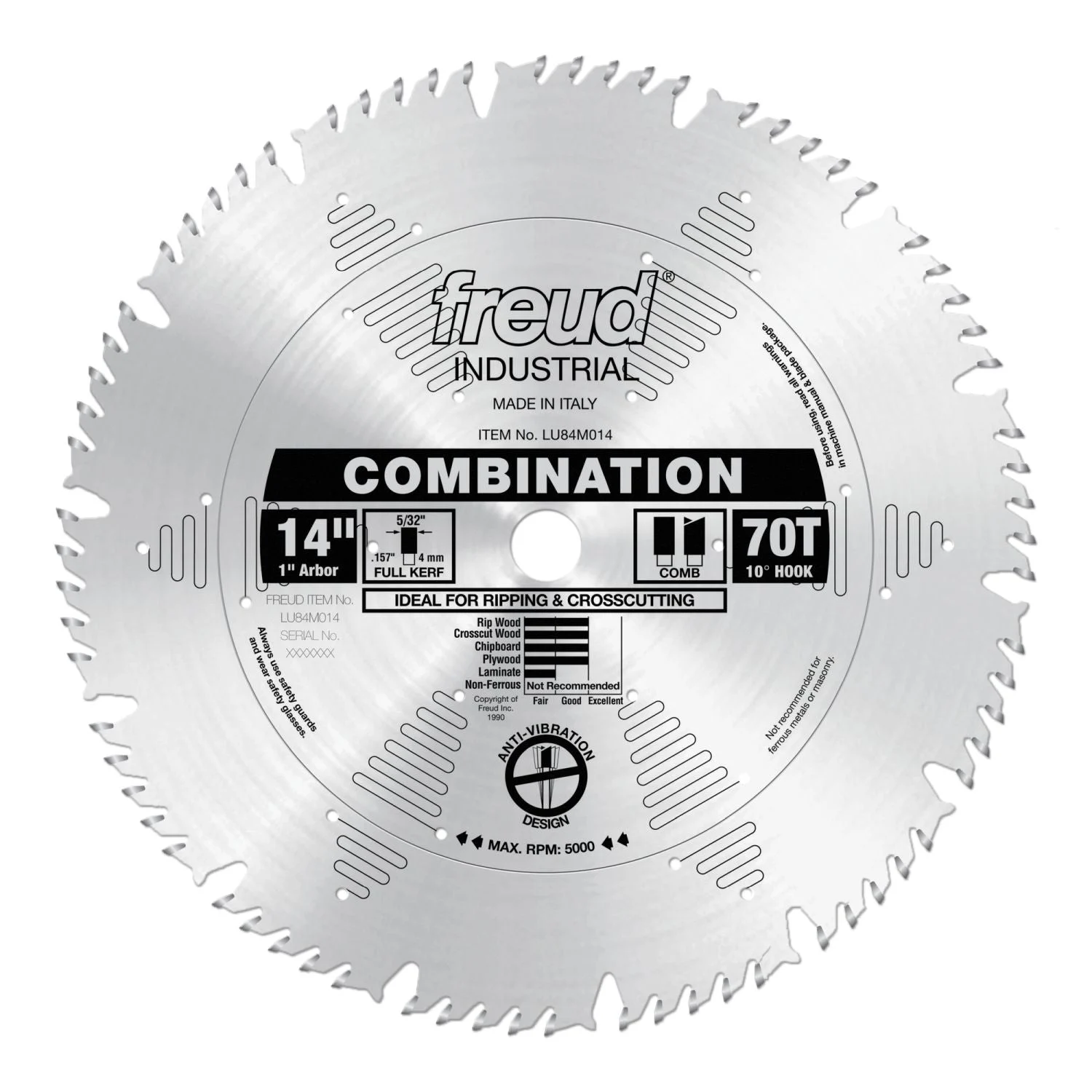 Freud LU84M014 14 in. Combination Blade