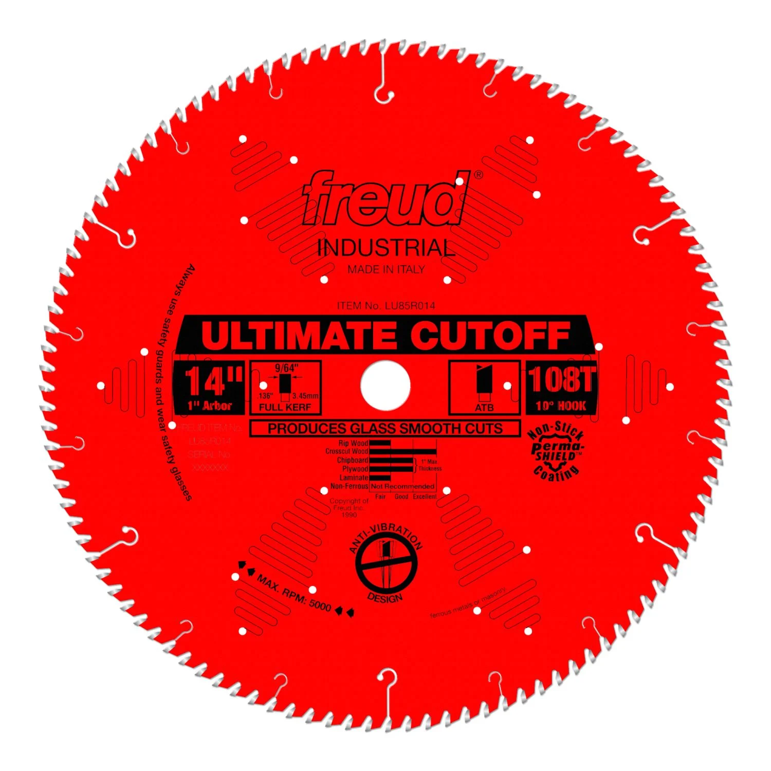 Freud LU85R014 14 in. Ultimate Cut-Off Blade