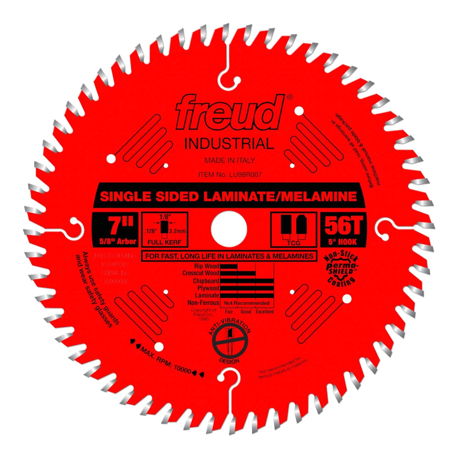 Freud LU98R007 7 in. Single Sided Laminate/Melamine Blade