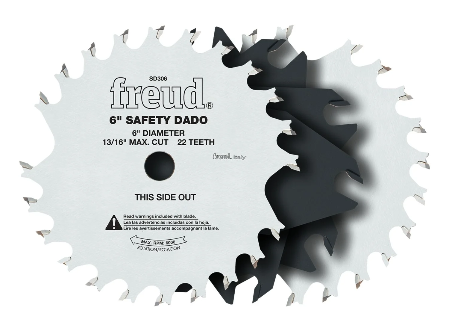 Freud SD306 6-Inch Safety Dado Sets