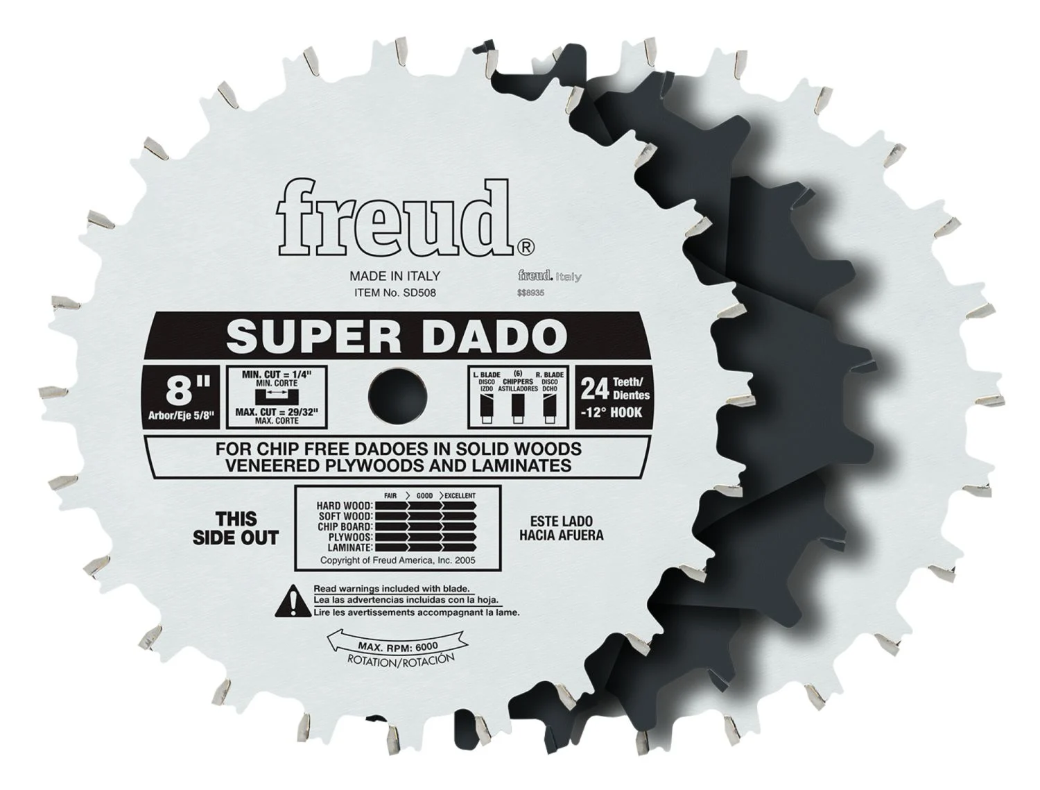 Freud SD508 8-Inch Super Dado Sets