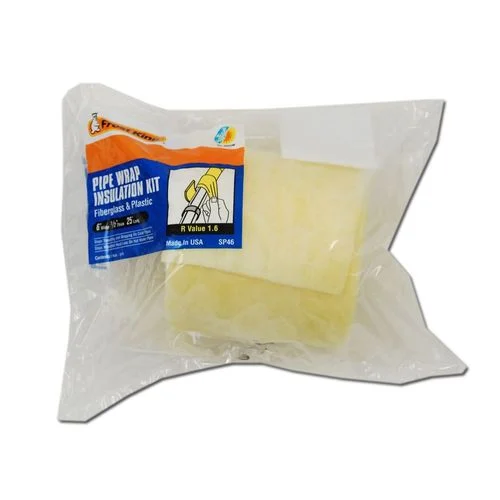 Frost King Fiberglass Pipe Wrap Installation Kit 6" x 1/2" x 25'