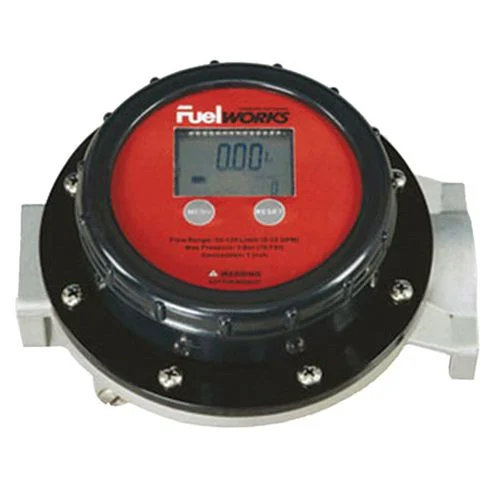 Fuel Transfer Digital Flow Meter, 1 In. Inlet/Outlet