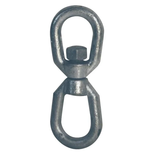 Galvanized Eye & Eye Swivel - Carbon Steel - 7/8"