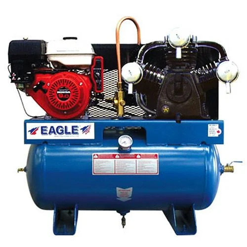 Gas Air Compressor, 18.0 CFM, 9 HP, 30 Gallon, Truck Mount