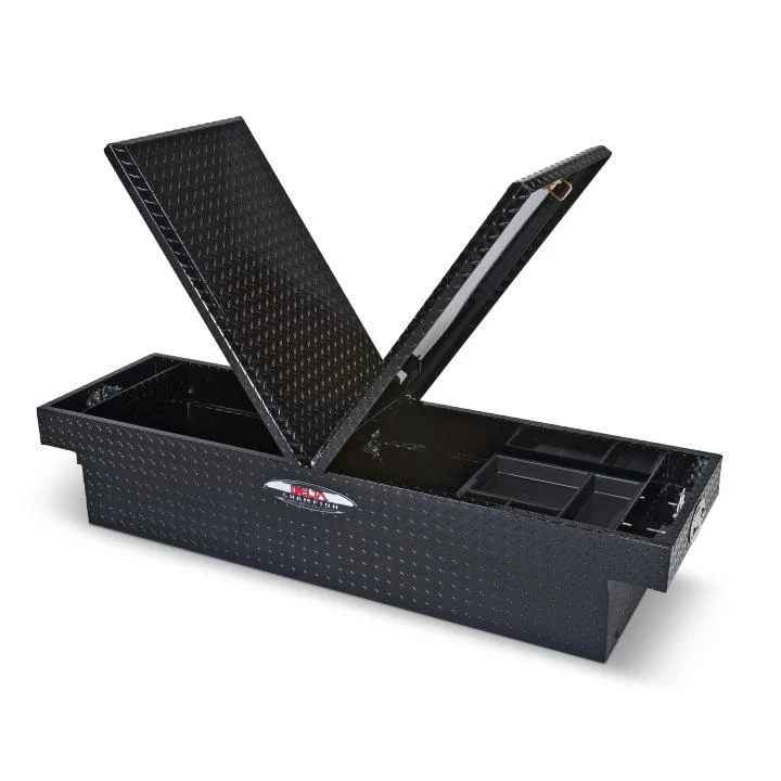 Gear-Lock Black Aluminum Mid-Lid Full-size Crossover Truck Box