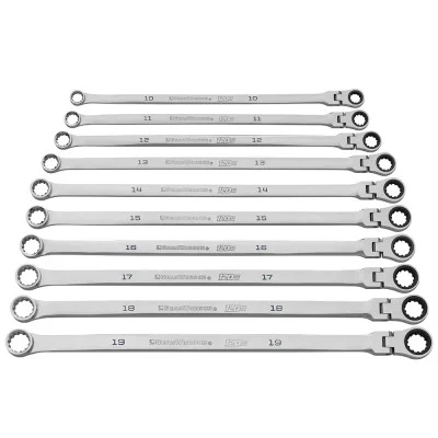 Gearwrench 10 Pc Metric Gearbox Spline 120XP XL Ratcheting (86126)