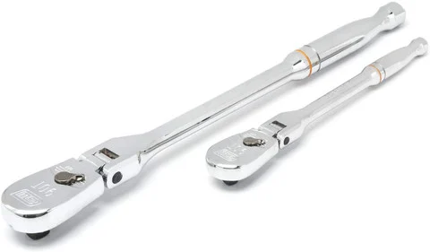 Gearwrench 2 Pc. 1/4" & 3/8" Drive 90-Tooth Flex Head Ratchet Set (81216T)
