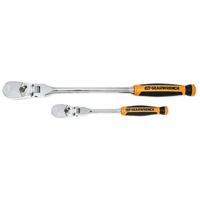 Gearwrench 2 Pc. 90T Cushion Grip Flex Head Ratchet Set (81204T)