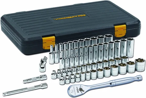 Gearwrench 56 Pc 3/8" Dr SAE/Metric 6 Pt Socket Set (80550P)