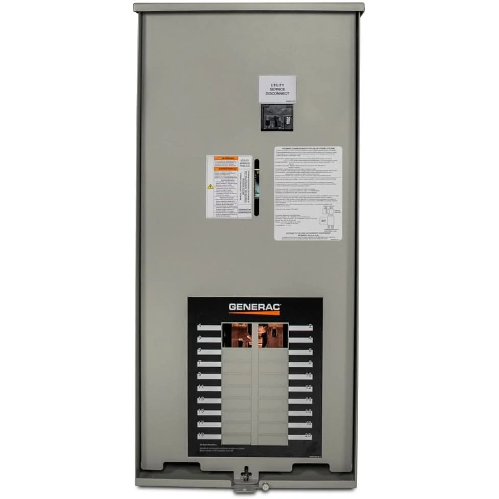 Generac RXGW20SHA3 200 amp Auto Transfer Switch with 20-40 Circuit Load Center