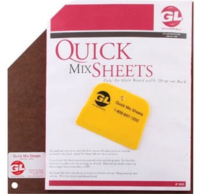 GL Enterprises Masonite Board 12" x 12" 100 Disposable Sheets 100-Pack (1800)