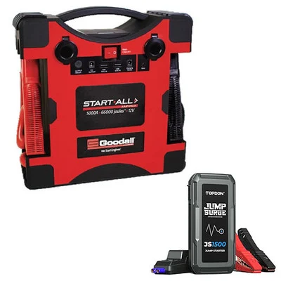 Goodall 5000 Amp 12V Lithium Ion Start All Jump Pack (JP-12-5000) + Free Tool (JS1500)
