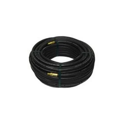 Goodyear 100' x 3/8" Rubber Air Hose Black 250 PSI With 1/4" NPT Fittings (12760)