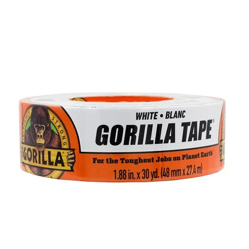 Gorilla Duct Tape, White, 1.88"x30 Yard