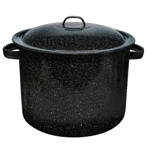 GraniteWare 12 Quart Soup Pot, Black