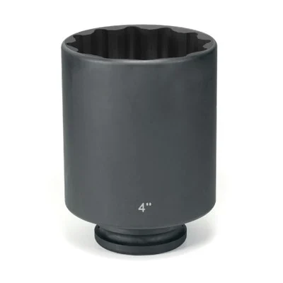 Grey Pneumatic 1-1/2" Drive x 4-1/16" Deep Impact Socket 12pt (6330D)