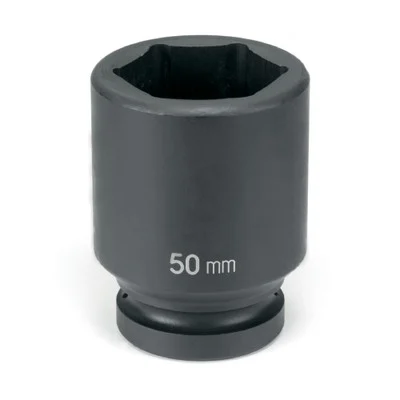 Grey Pneumatic 1-1/2" Drive x 73mm Deep Length Impact Socket (6073MD)