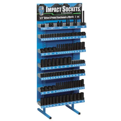 Grey Pneumatic 1/2" Drive Standard & Deep Length Display Impact (D298)