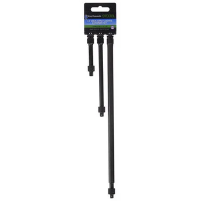 Grey Pneumatic 1/4" Impact Locking Extension Set (9703QL)