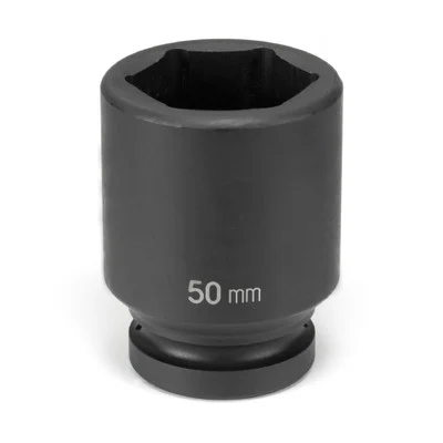Grey Pneumatic 1" Drive x 100mm Deep Length Impact Socket (40100MD)