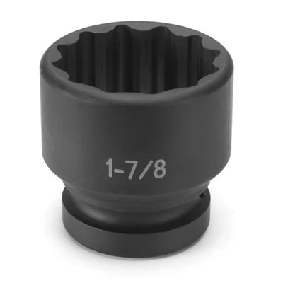 Grey Pneumatic 1" Drive x 3-3/4" Standard Impact Socket 12pt (4320R)