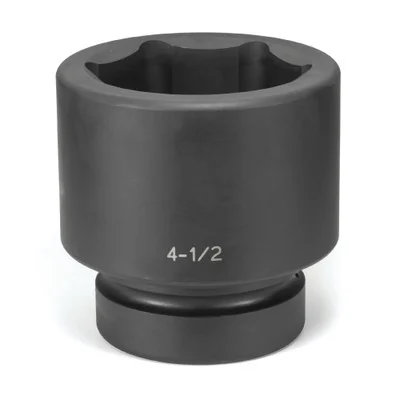 Grey Pneumatic 2-1/2" Drive x 3-1/4" Standard Impact Socket (7104R)