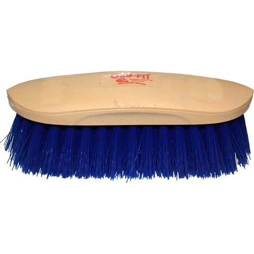 GROOMING BRUSH - GRIP FIT BLUE-MED. SOFT