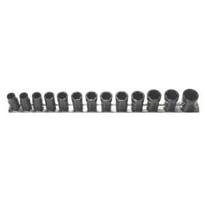 H.B. Products TSCS2513B 13 Piece Combination Turbo Socket Set 1/4"