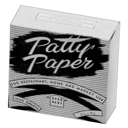 Hamburger Patty Paper