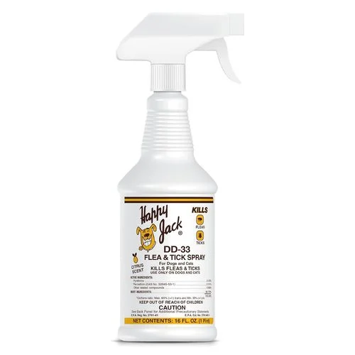 Happy Jack DD-33 Flea-Tick Spray 16 Oz.