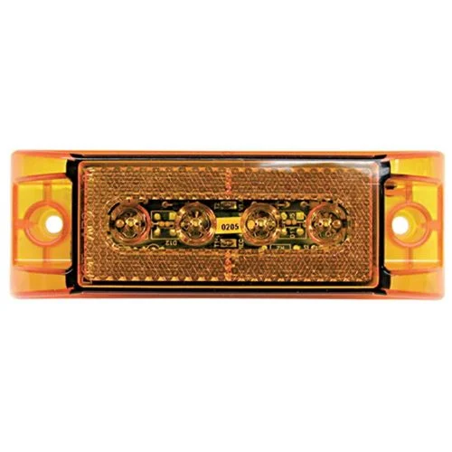 Hard Hat Style Clearance/Side Marker Lamp, Amber