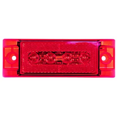 Hard Hat Style Clearance/Side Marker Lamp, Red