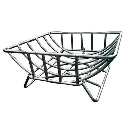 Hay Cradle, Galvanized,74 In. x 76 In. x 36 In.