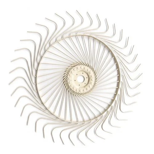 Hay Rake Tine Wheel Assembly, Left Hand
