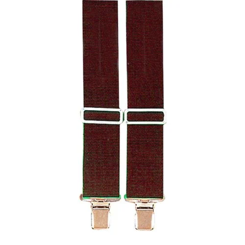 Heavy Duty Brown Suspenders (X-Large)